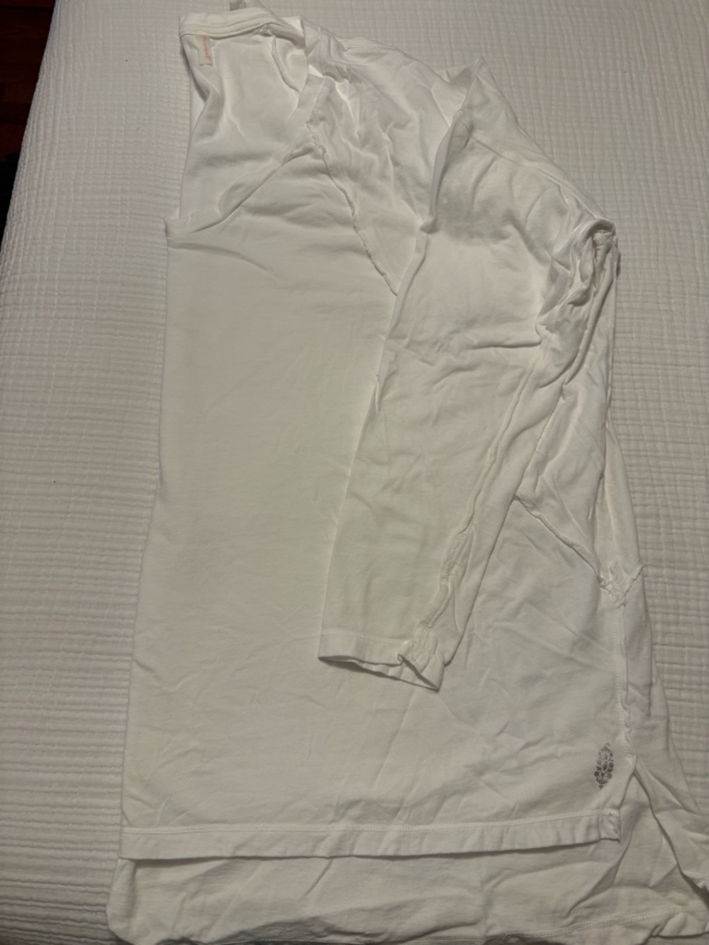 Free People Movement white long sleeve shirt